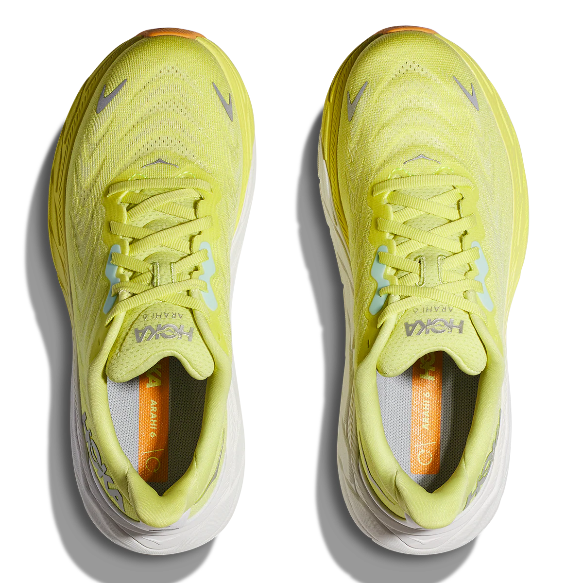 Hoka Arahi 6 - Citrus Glow - White - Image 3