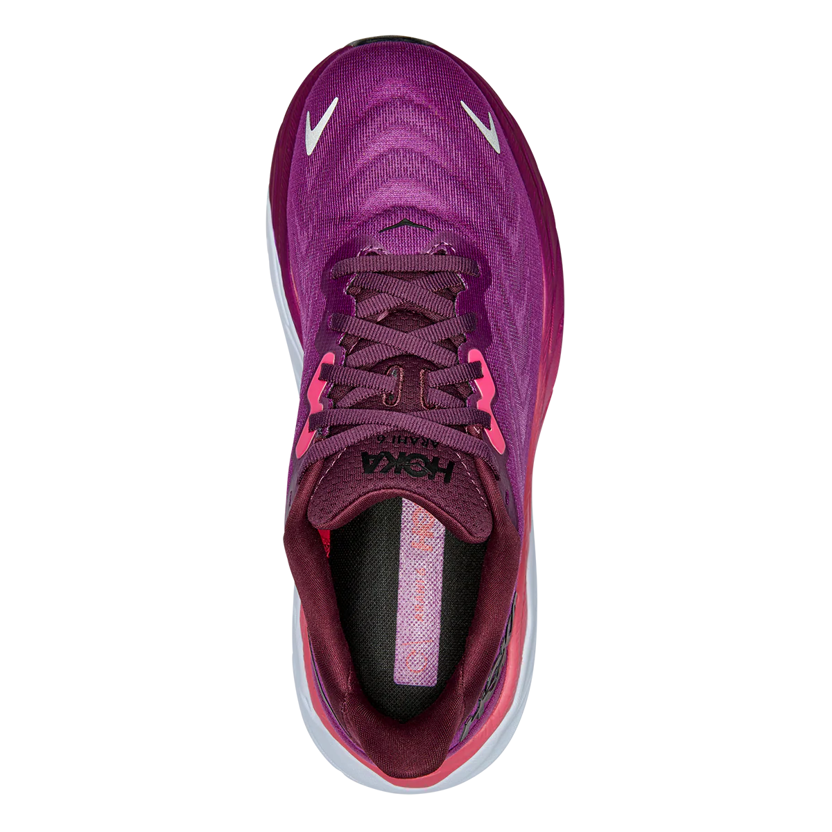Hoka Arahi 6 - Grape Wine - Beautyberry - Image 3