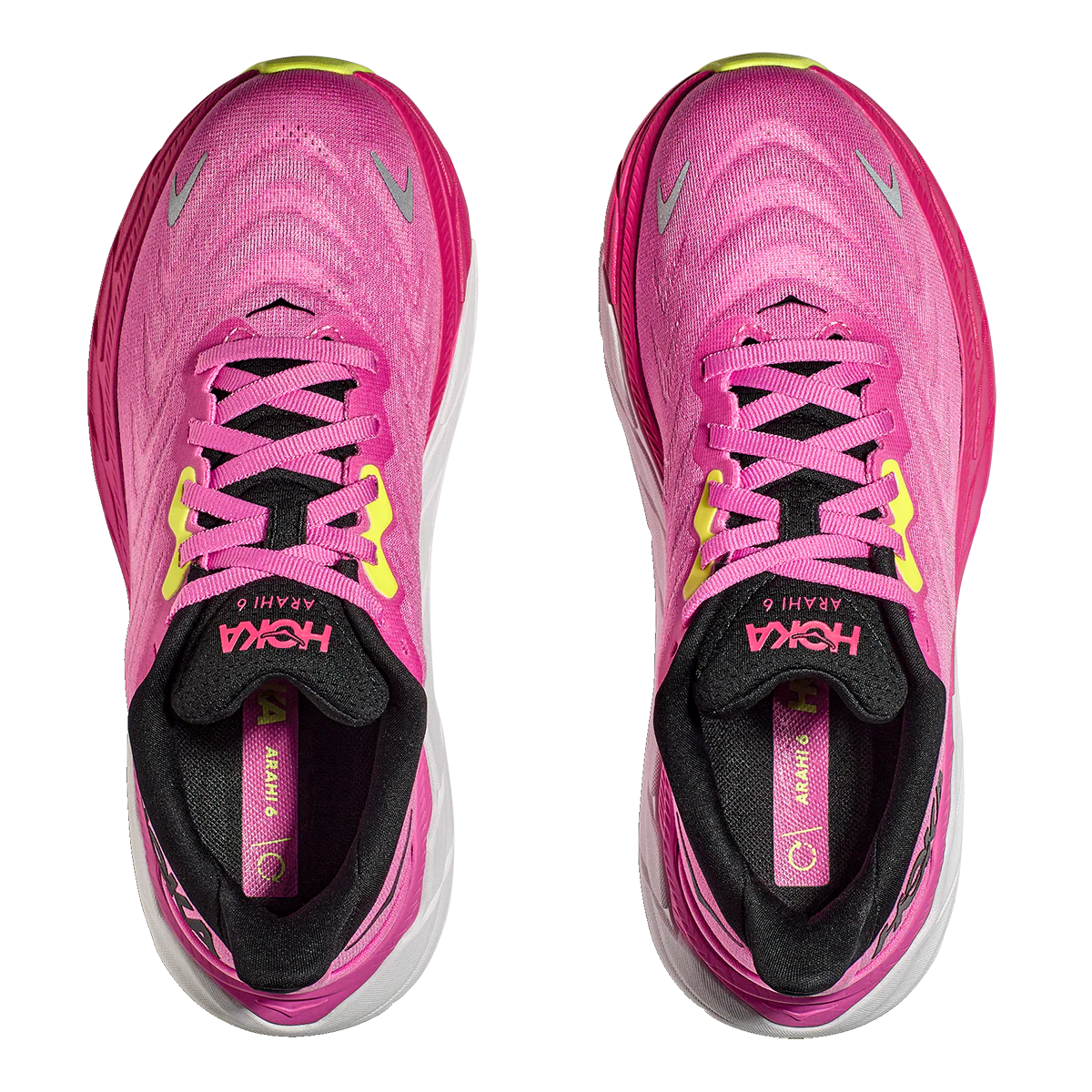 Hoka Arahi 6 - Strawberry - Black - Image 3