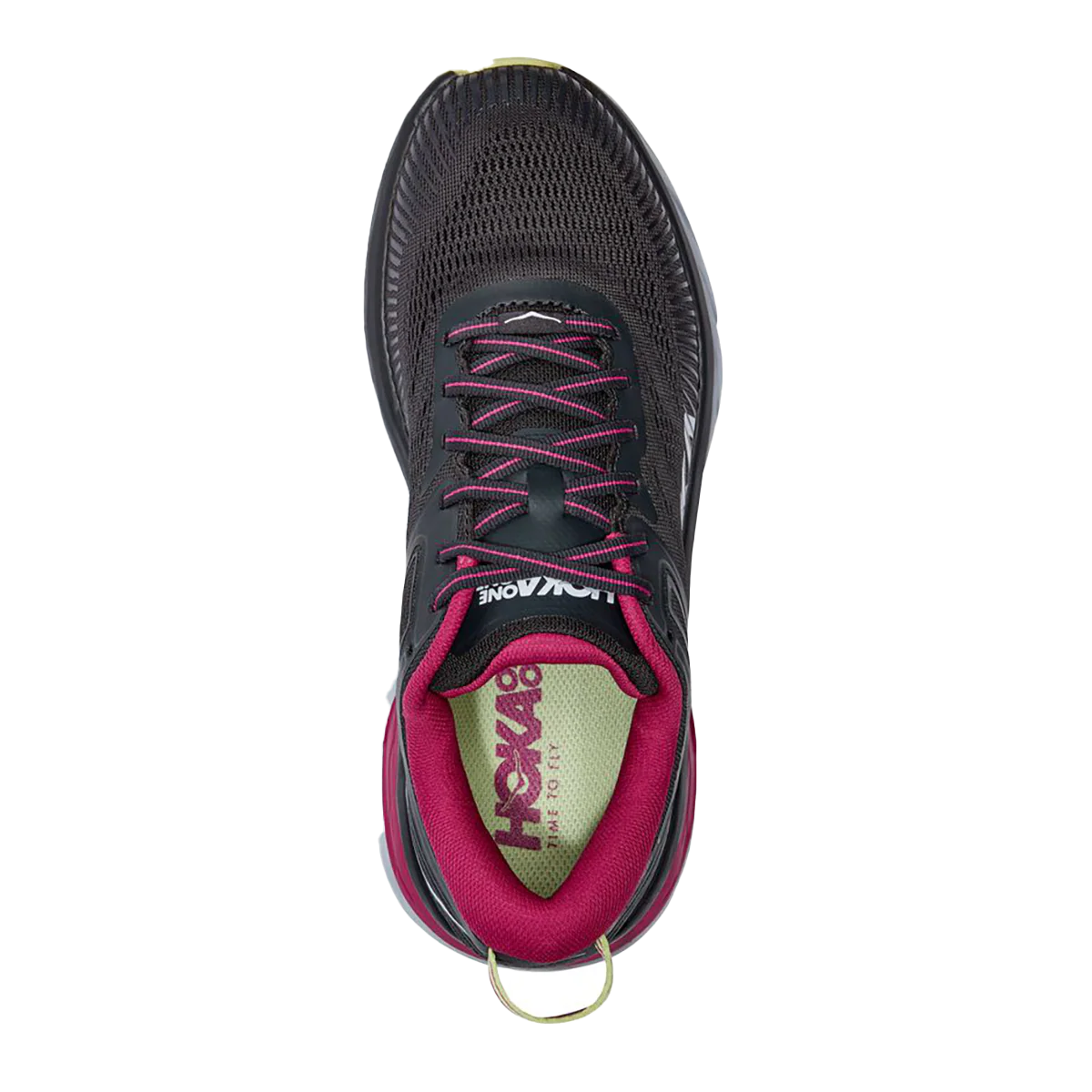 Hoka Bondi 7 - Blue Graphite - Festival Fuchsia - Image 3