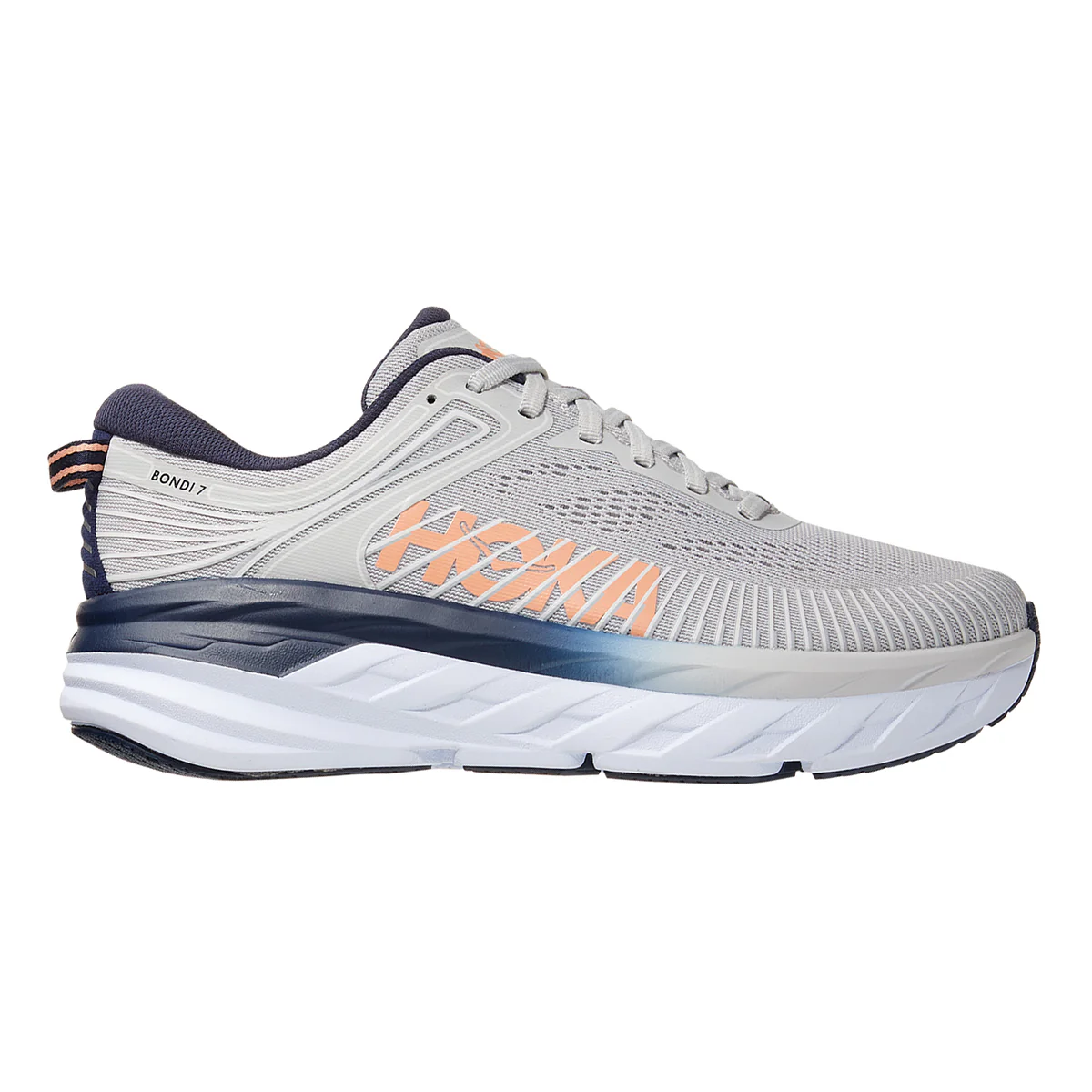 Hoka Bondi 7 - Lunar Rock - Black Iris
