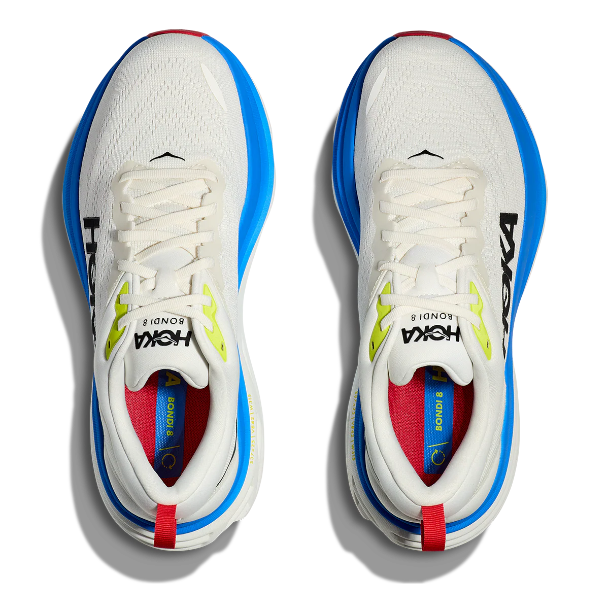 Hoka Bondi 8 - Blanc de Blanc - Virtual Blue - Image 3