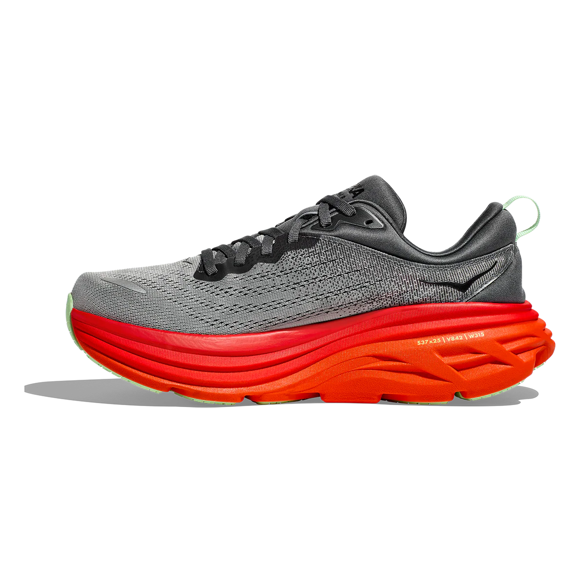 Hoka Bondi 8 - Castlerock - Flame - Image 2