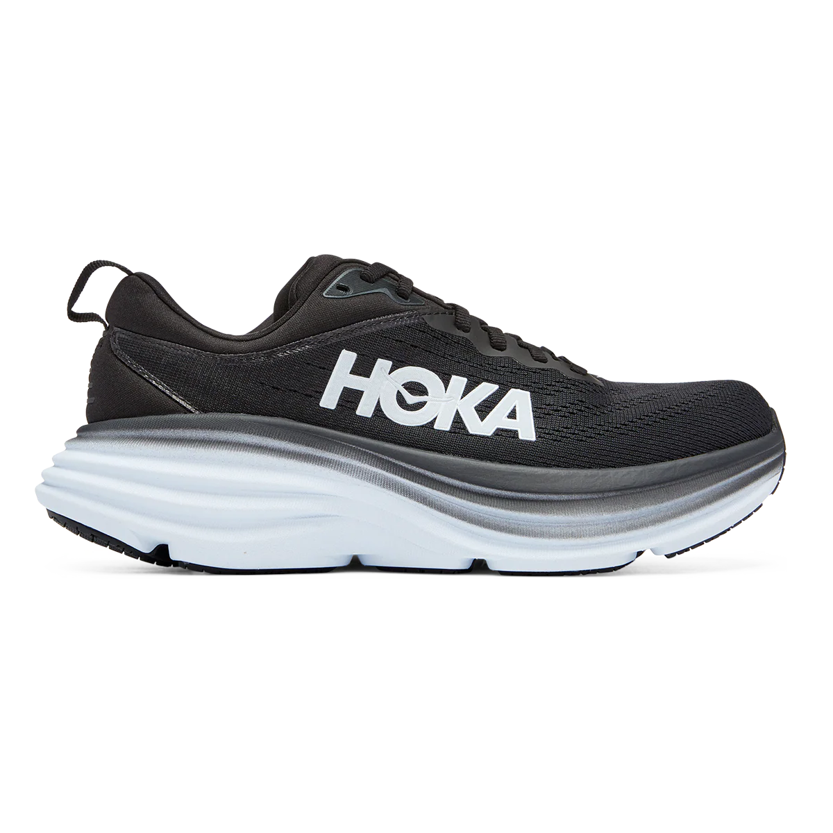 Hoka Bondi 8 - Black - White