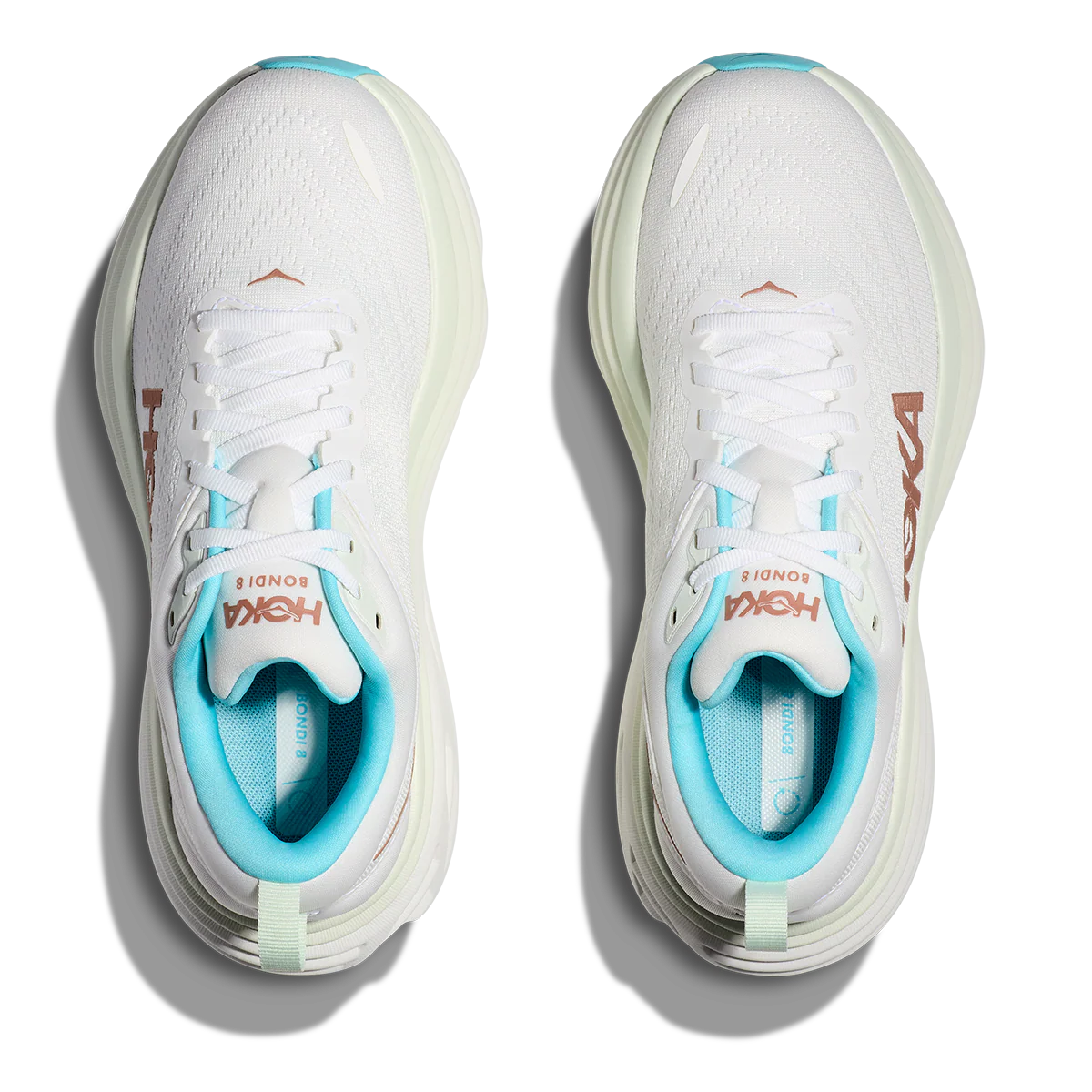 Hoka Bondi 8 - Frost - Rose Gold - Image 3