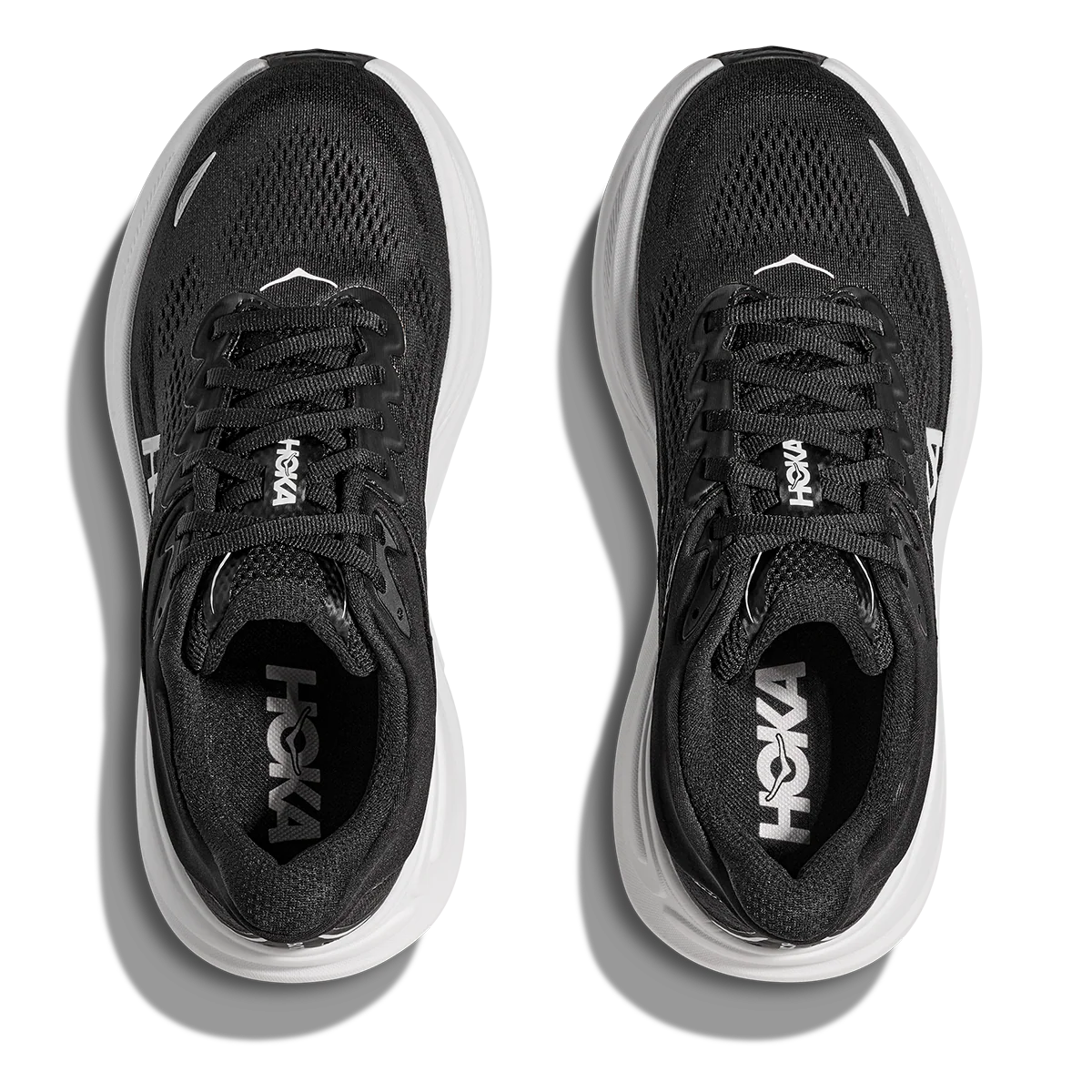 Hoka Bondi 9 Black - White - Image 3