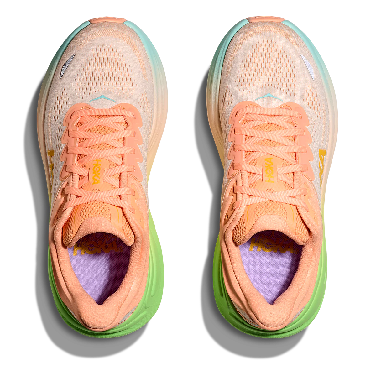 Hoka Bondi 9 Frost - Pale Tangerine - Image 3
