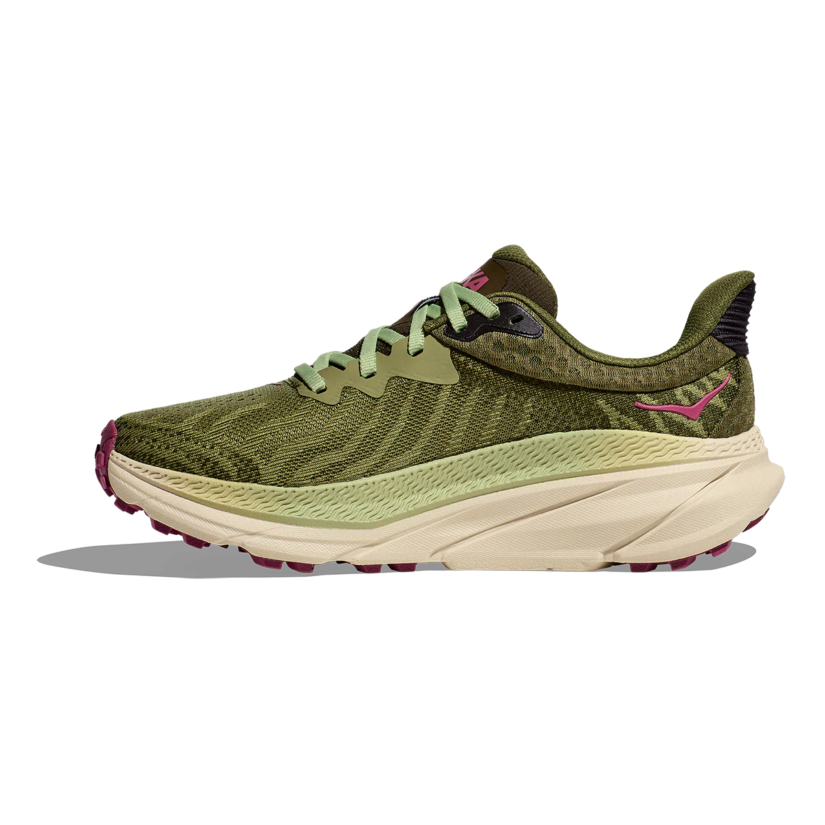 Hoka Challenger ATR 7 - Forest Floor - Beet Root - Image 2