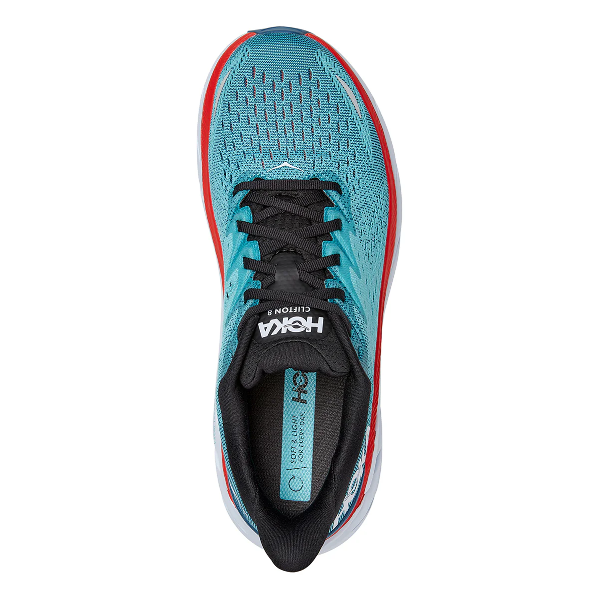 Hoka Clifton 8 - Real Teal - Aquarelle - Image 3