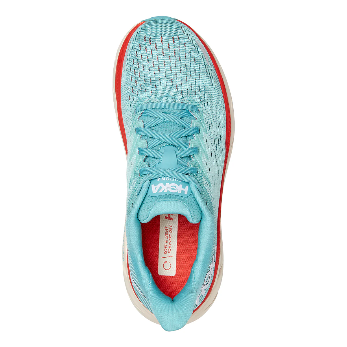 Hoka Clifton 8 - Aquarelle - Eggshell Blue - Image 3