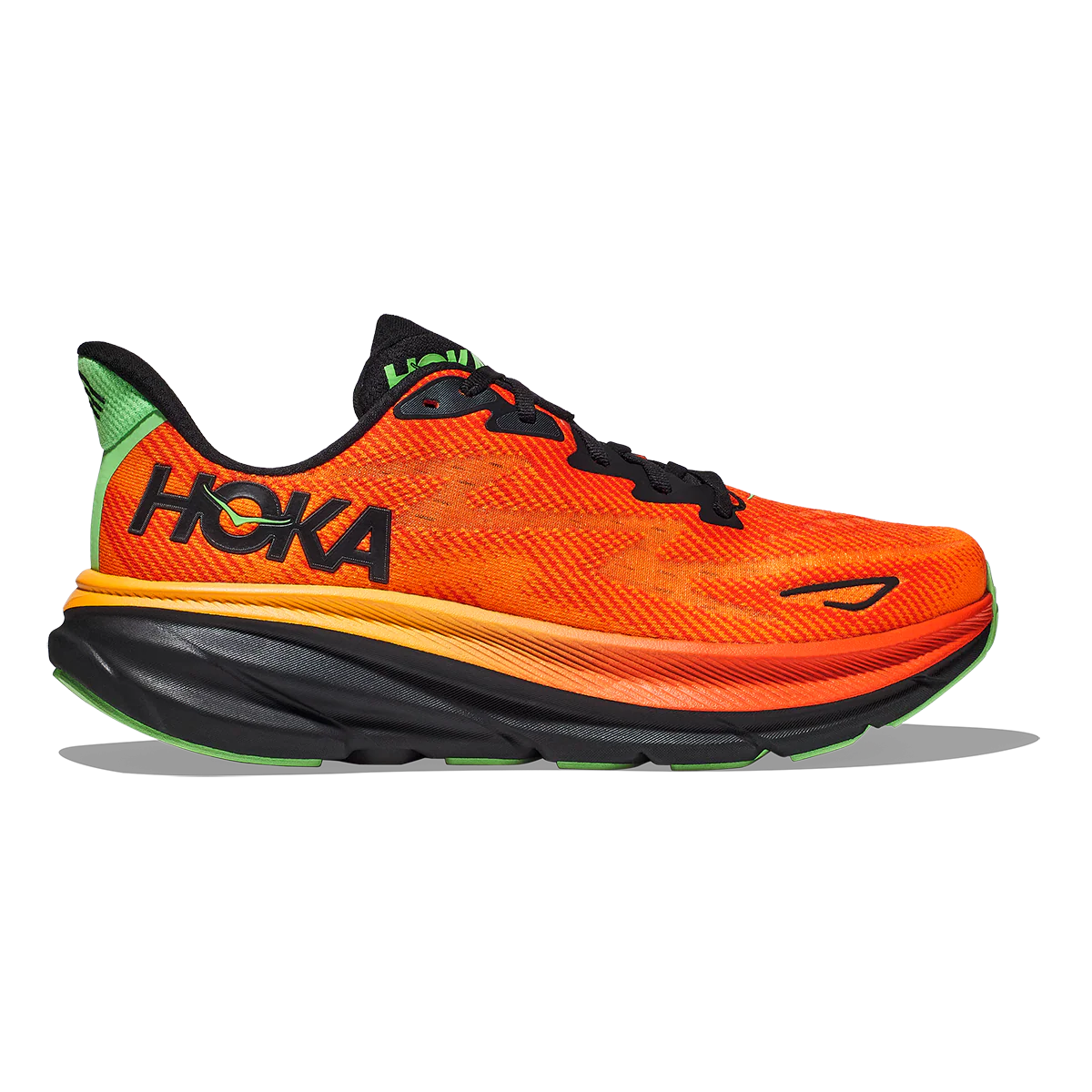 Hoka Clifton 9 - Flame - Vibrant Orange