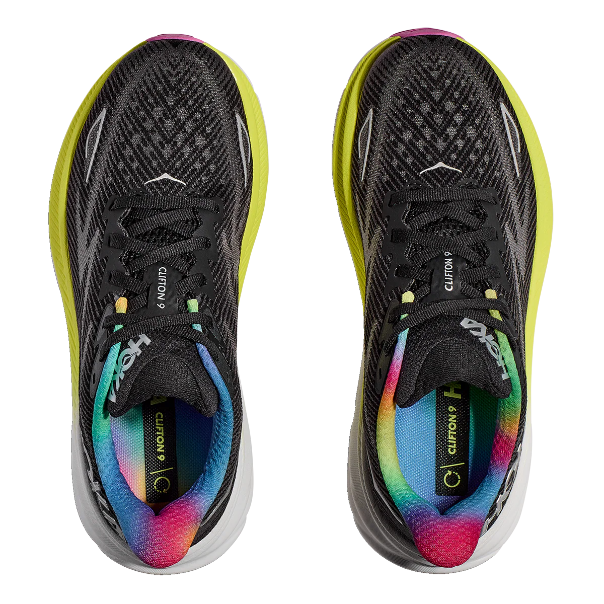Hoka Clifton 9 - Black - All Aboard - Image 3