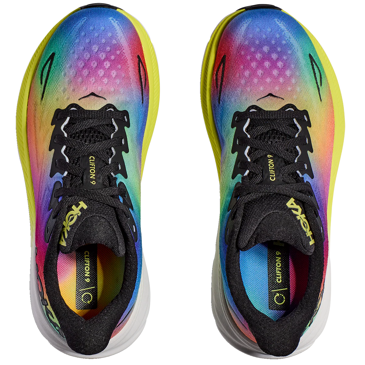 Hoka Clifton 9 - Black - Multi - Image 3