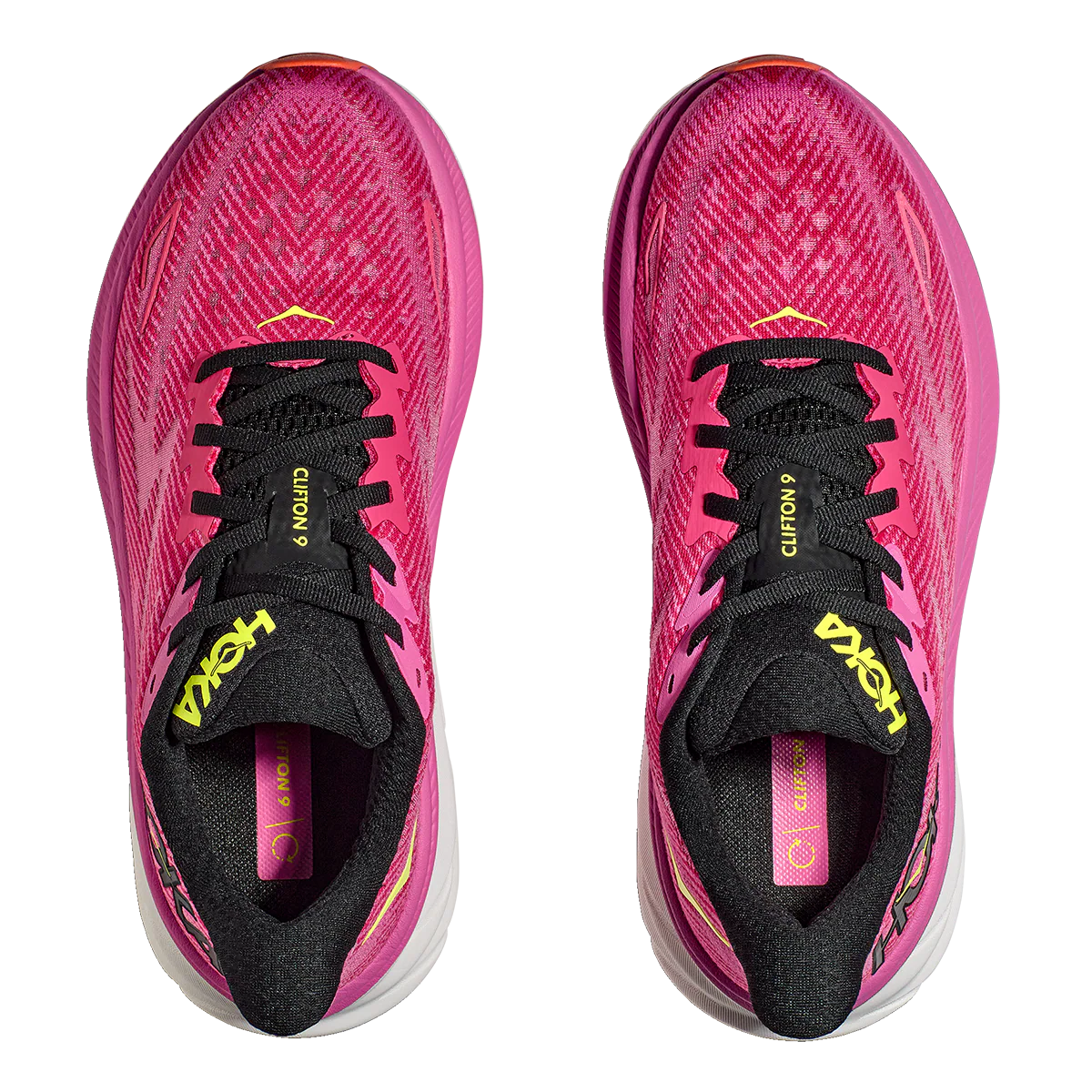 Hoka Clifton 9 - Raspberry - Strawberry - Image 3