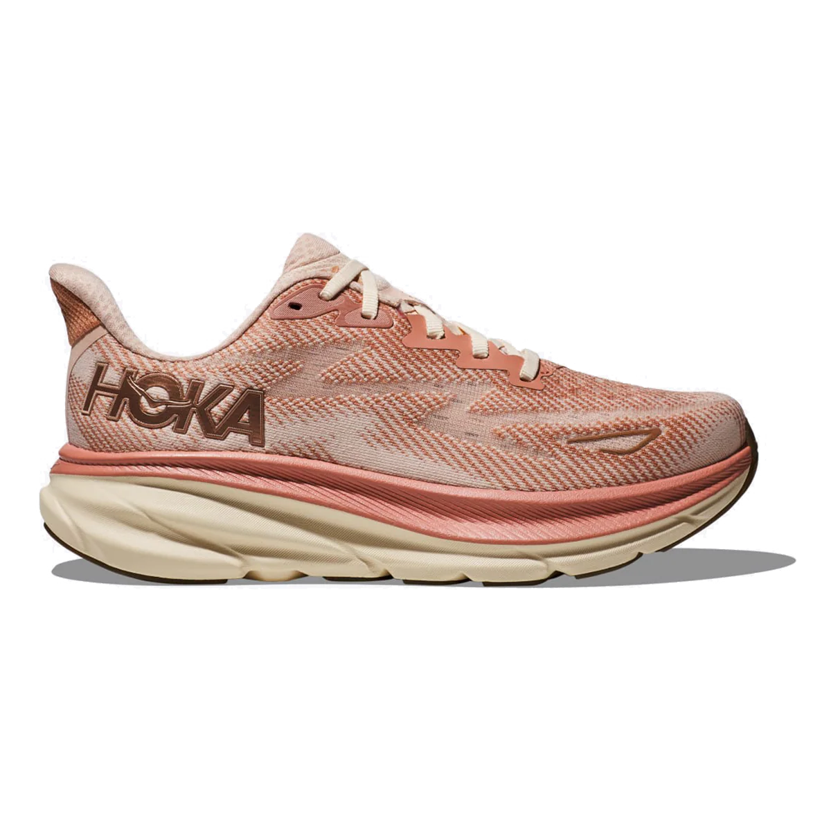 Hoka Clifton 9 - Sandstone - Cream
