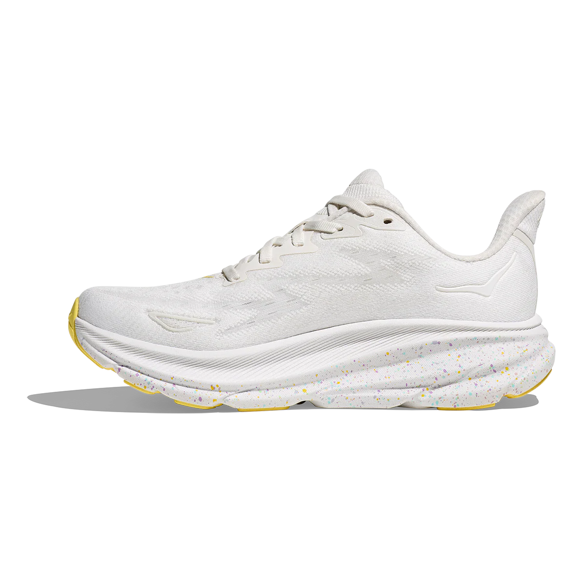 Hoka Clifton 9 - White - Lemonade - Image 2