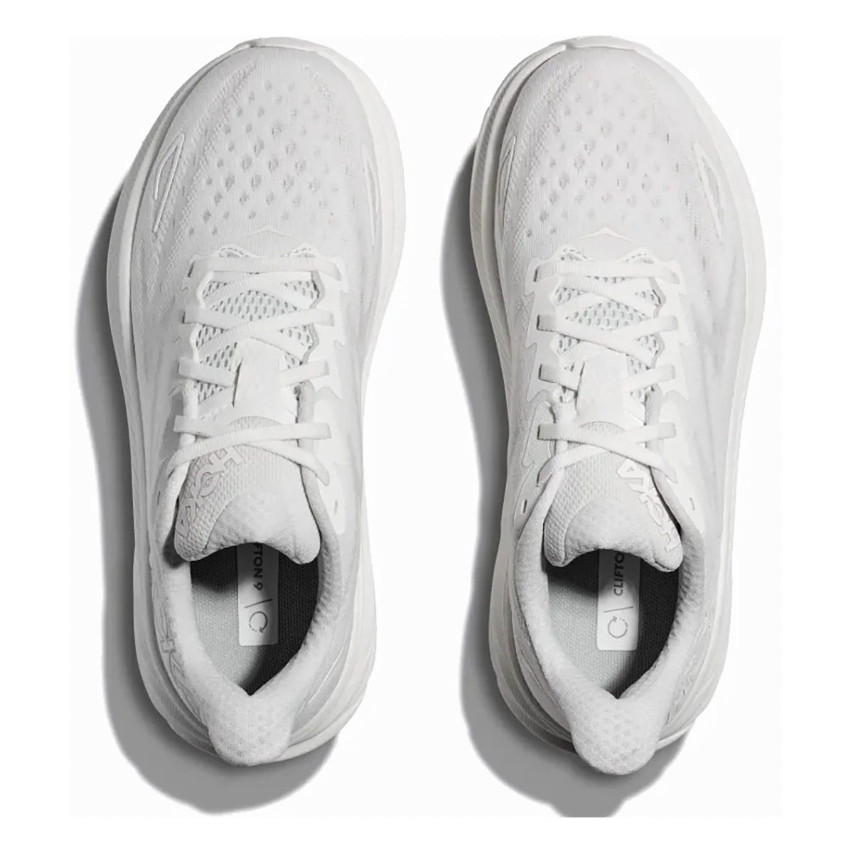 Hoka Clifton 9 - White - White - Image 3