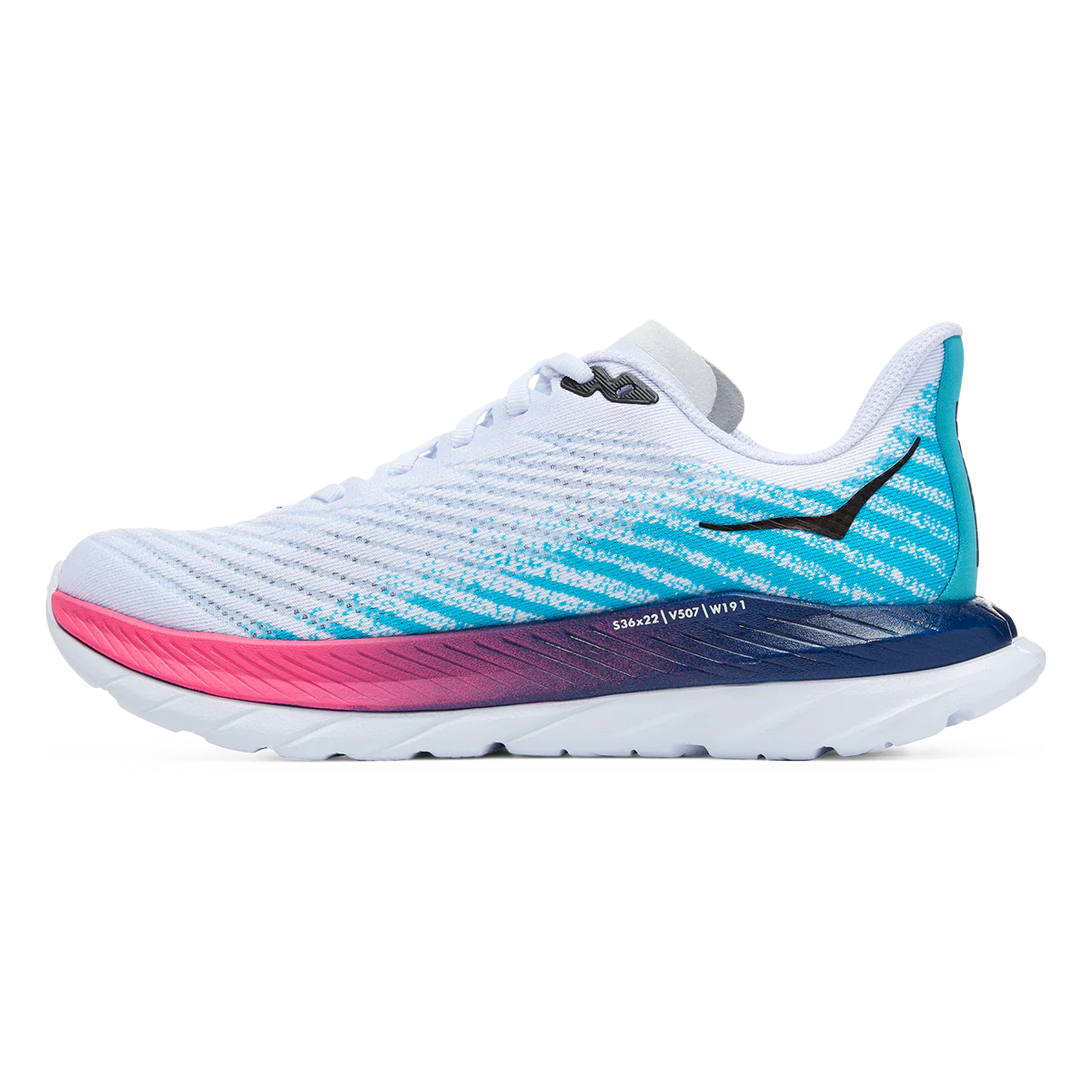 Hoka Mach 5 - White - Flame - Image 3