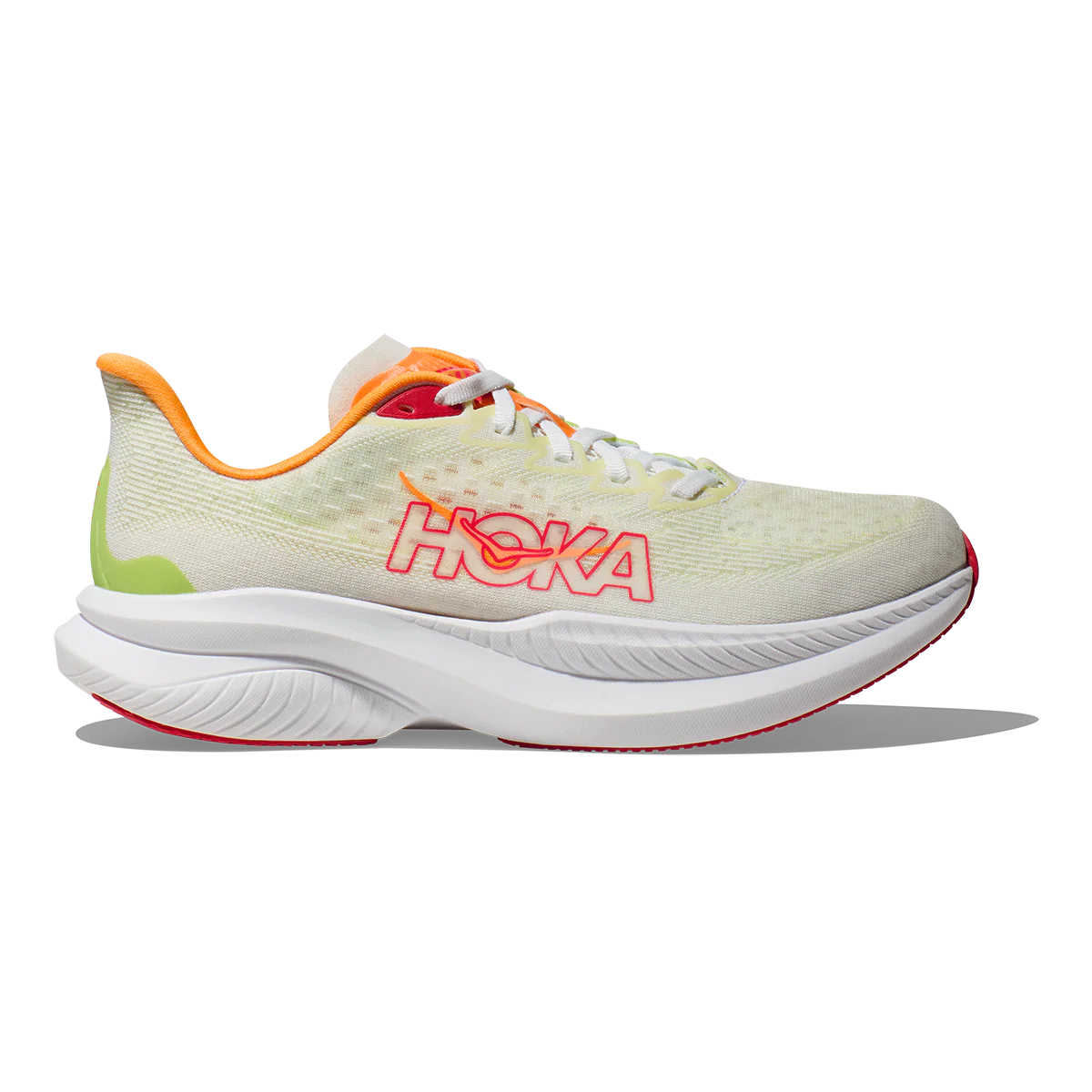 Hoka Mach 6 - White - Lettuce