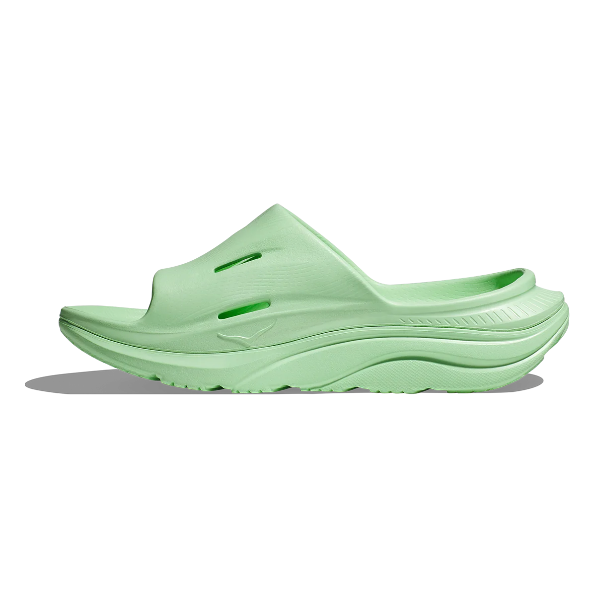 Hoka Ora Recovery Slide 3 - Lime Glow - Lime Glow - Image 2