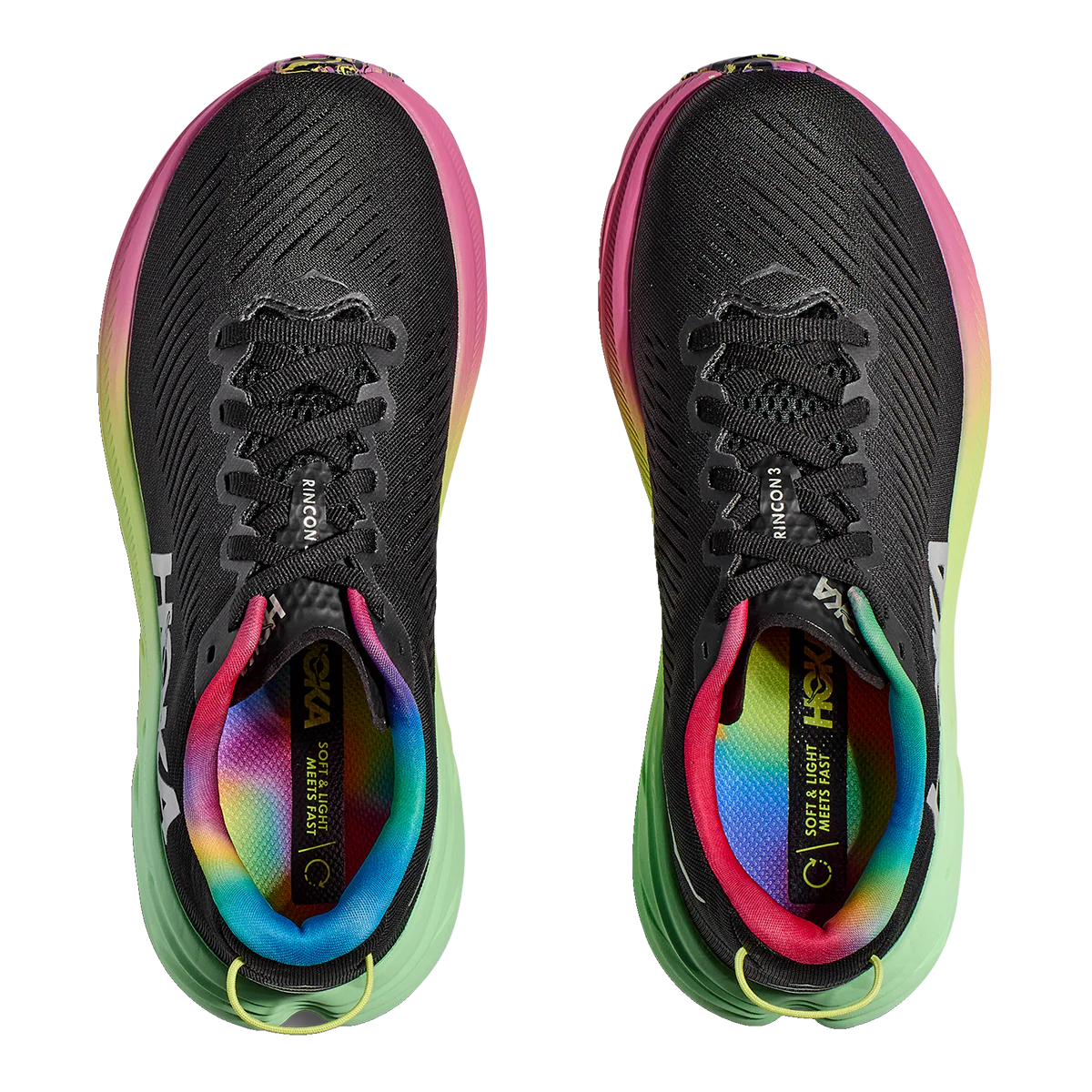 Hoka Rincon 3 - Black - Silver - Image 3