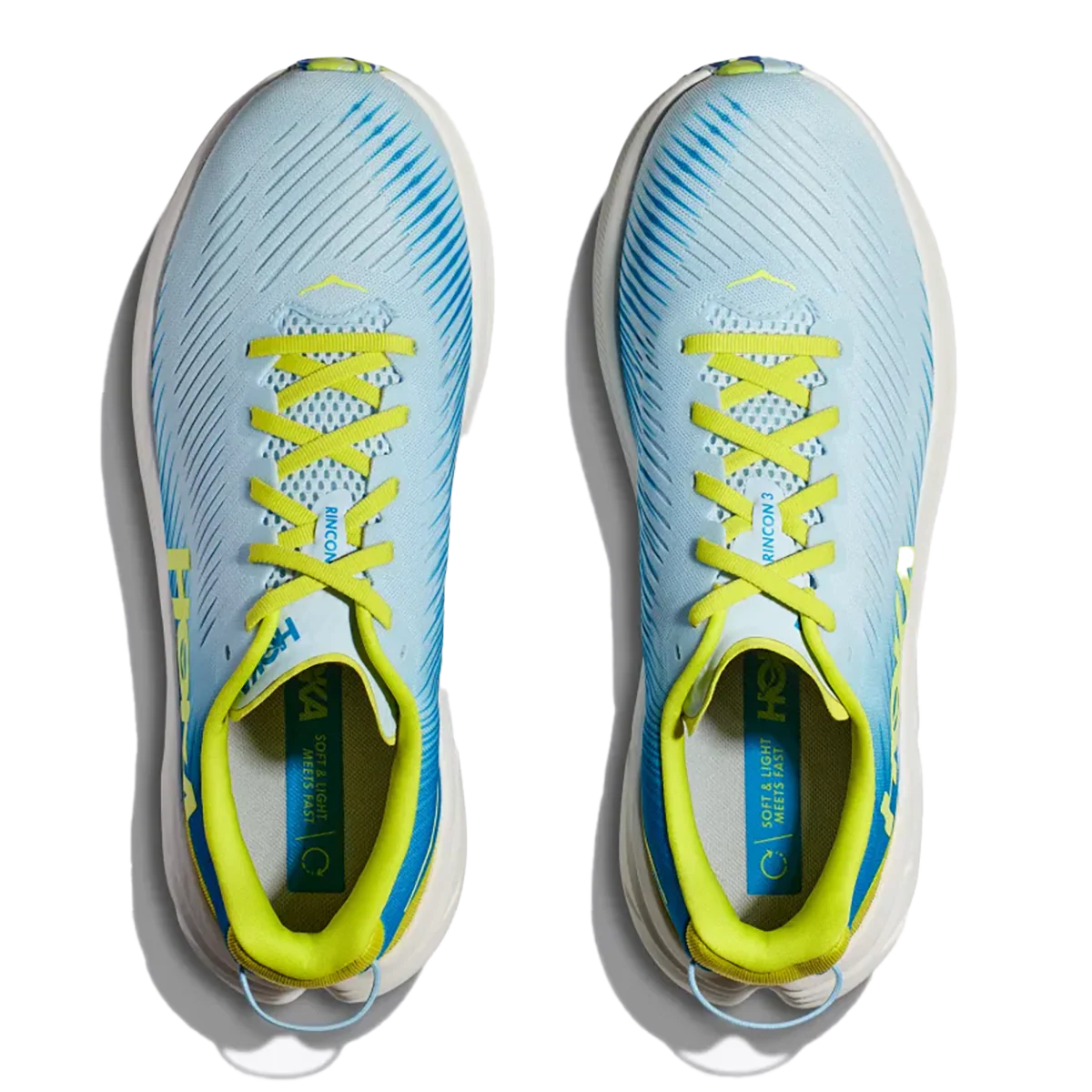 Hoka Rincon 3 - Ice Water - Diva Blue - Image 3