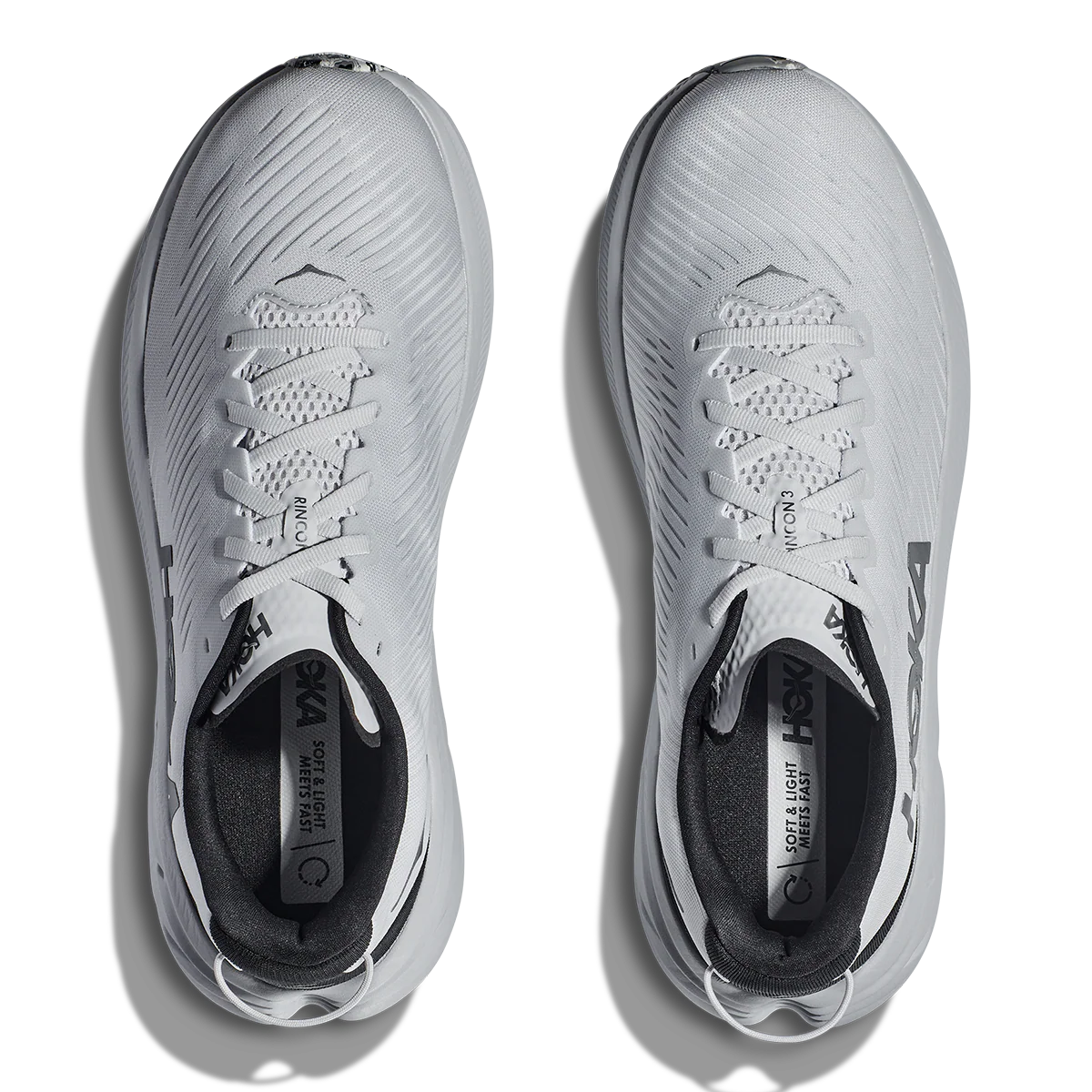 Hoka Rincon 3 - Nimbus Cloud - Steel Wool - Image 3