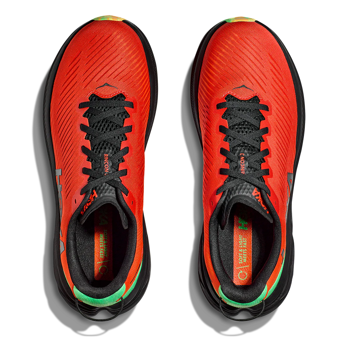 Hoka Rincon 3 - Red Alert - Flame - Image 3