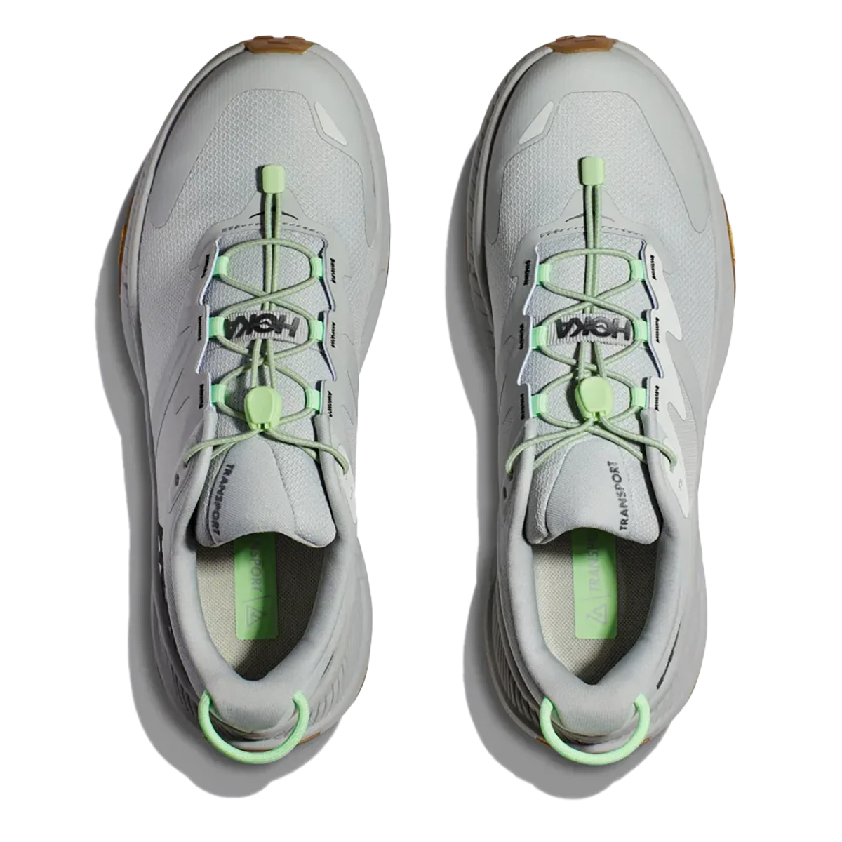 Hoka Transport - Harbor Mist - Lime Glow - Image 3