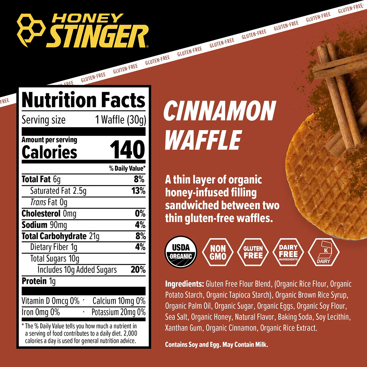 Honey Stinger Waffle 12 Count - Image 5