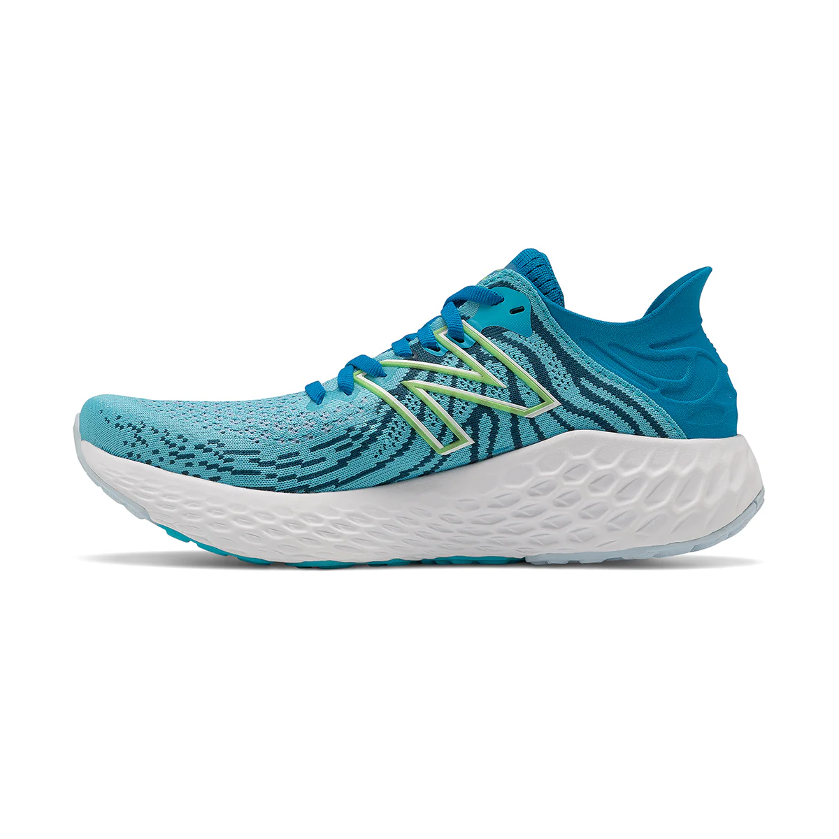 New Balance 1080 V11 - Virtual Sky - Bleached Lime Glo - Image 2
