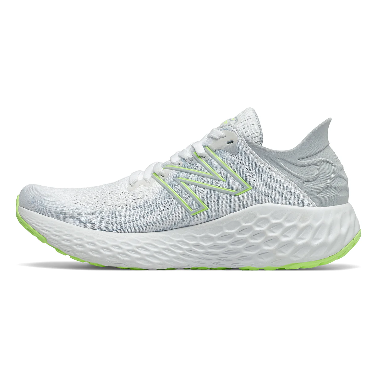 New Balance 1080 V11 - White - Bleached Lime Glo - Image 2
