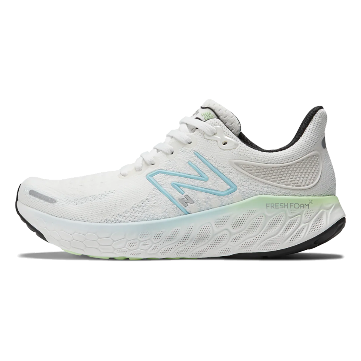 New Balance Fresh Foam X 1080 V12 - White - Bleach Blue - Green Aura - Image 2