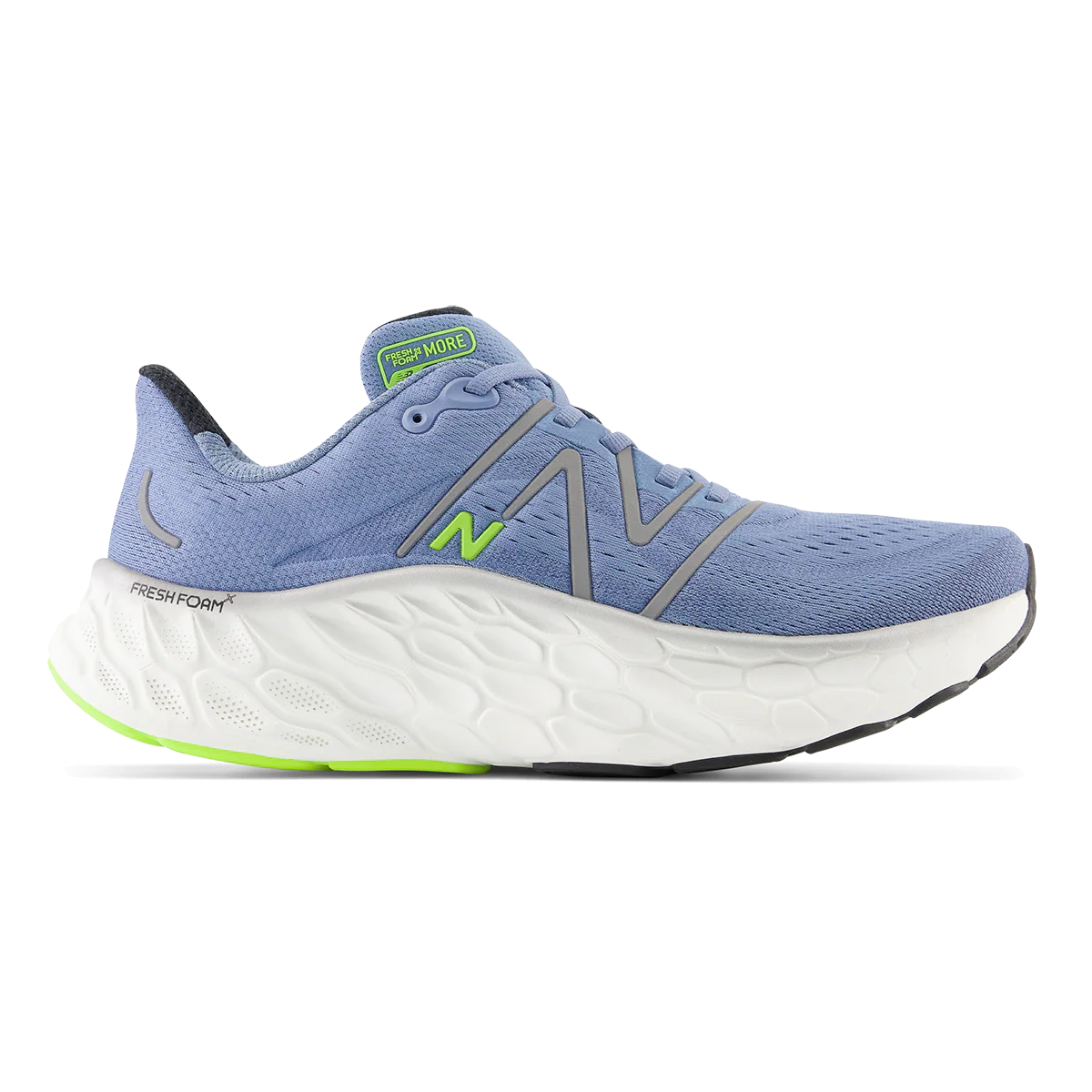 New Balance Fresh Foam X More V4 - Mercury Blue - Dark Silver Metallic