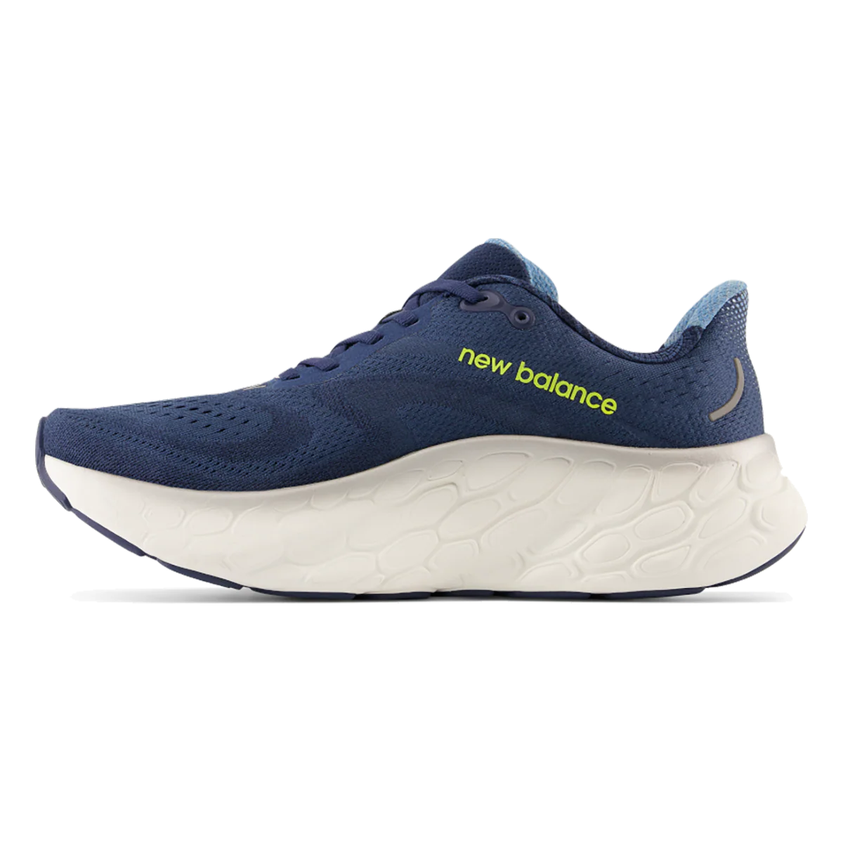 New Balance Fresh Foam X More V4 - Navy - Cosmic Pineapple - Heritage Blue - Image 2