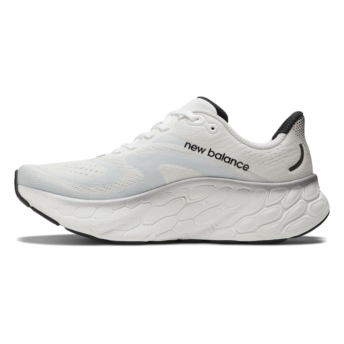 New Balance Fresh Foam X More V4 - White - Black Metallic - Black - Image 2