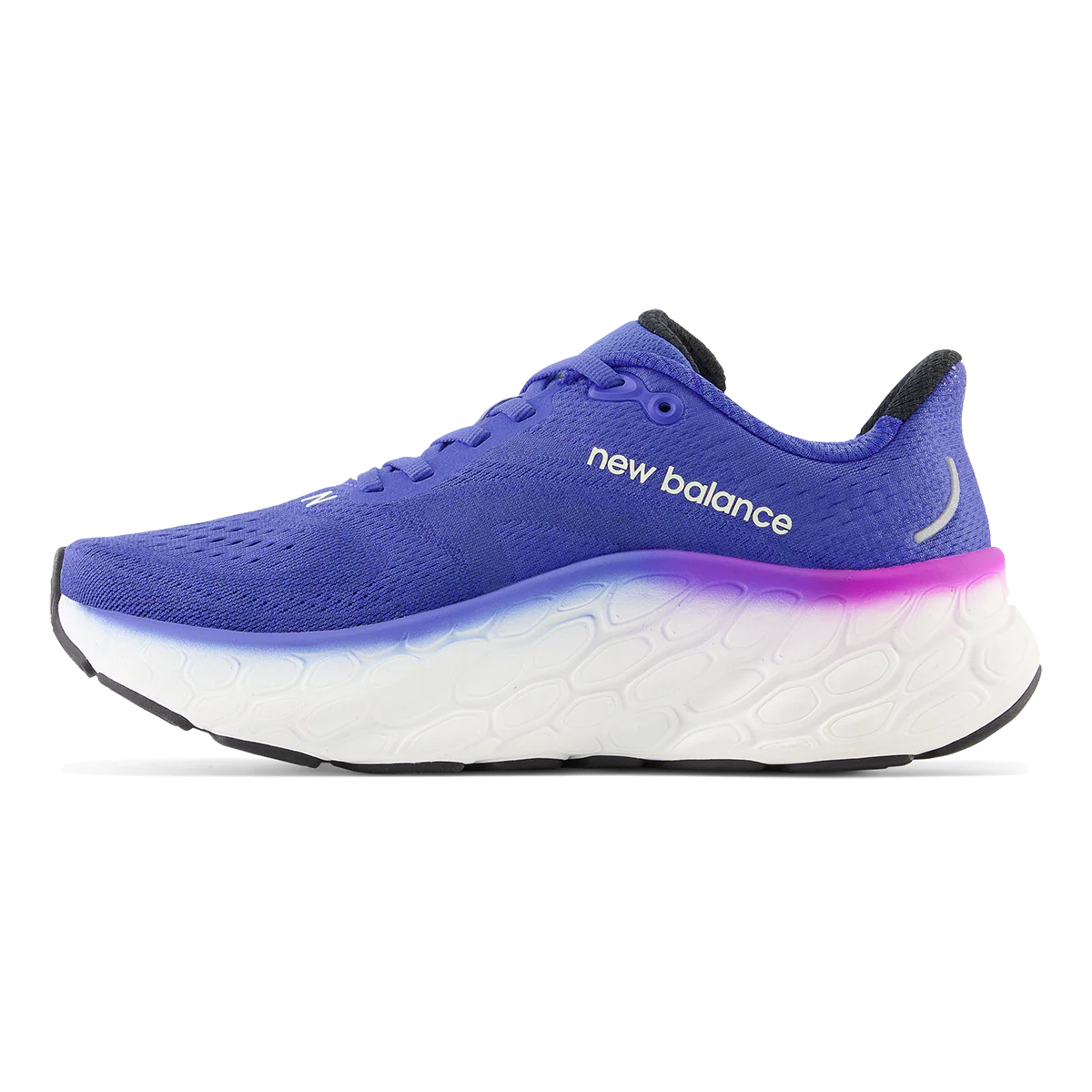 New Balance Fresh Foam X More V4 - Marine Blue - Cosmic Rose - Image 2