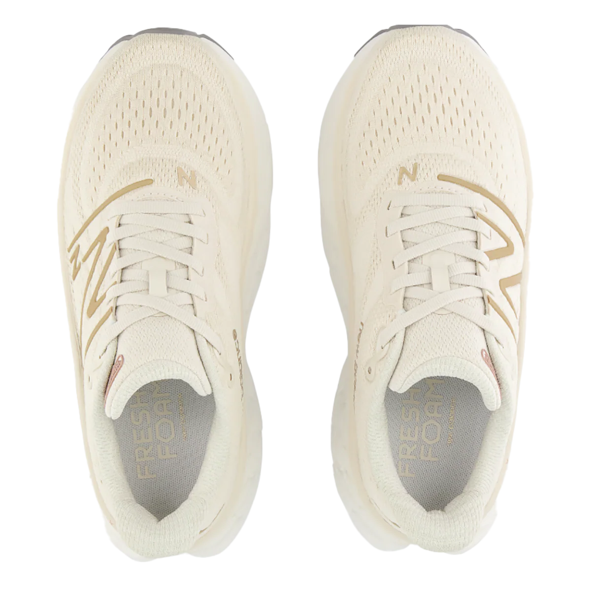 New Balance Fresh Foam X More V4 - Timberwolf - Gold Metallic - Image 3