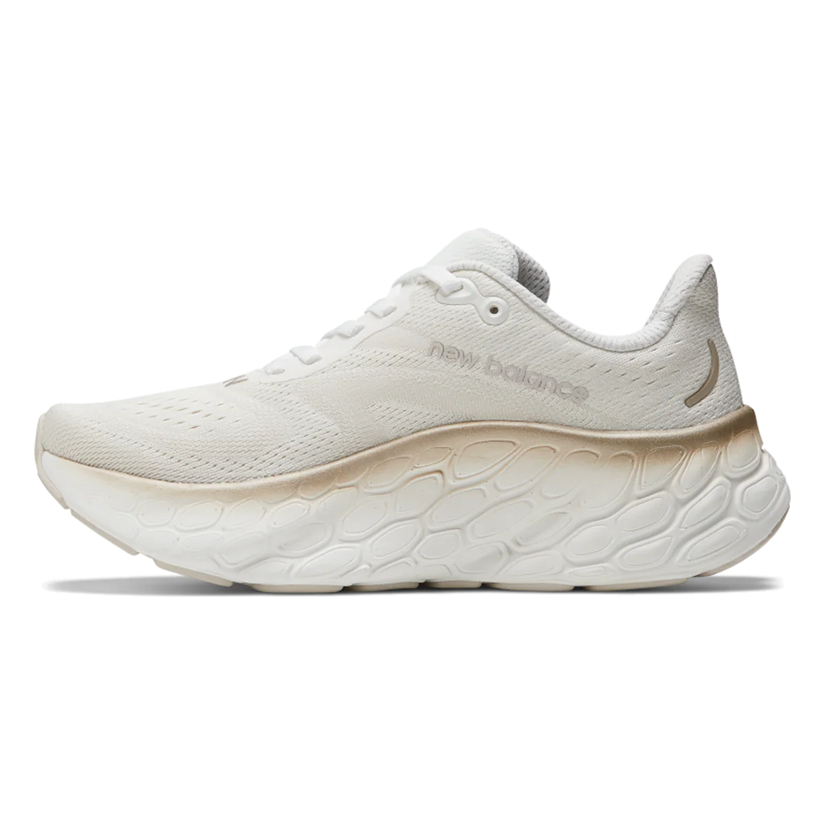 New Balance Fresh Foam X More V4 - White - Gold Metallic - Moonbeam - Image 2