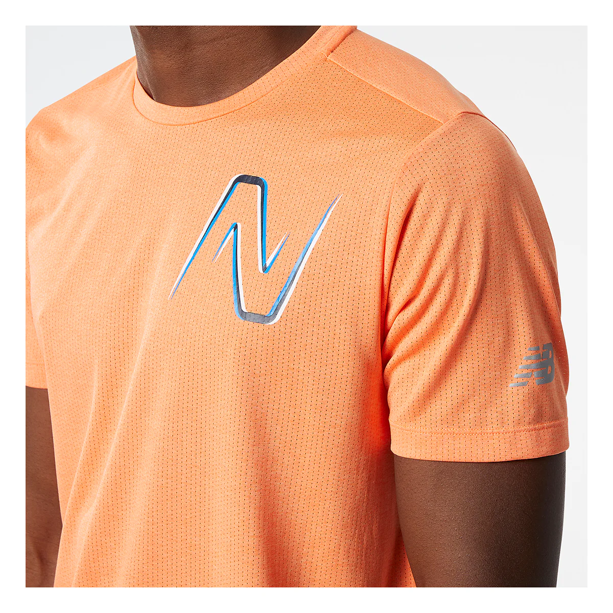 New Balance Graphic Impact Run Shortsleeve - Image 12