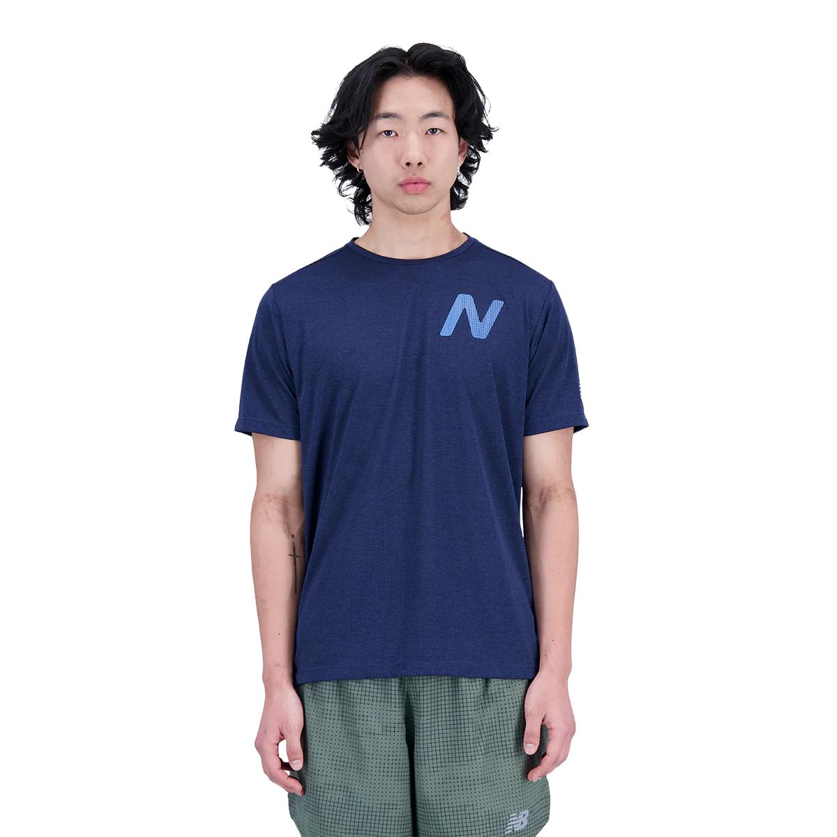 New Balance Graphic Impact Run Shortsleeve - Image 8