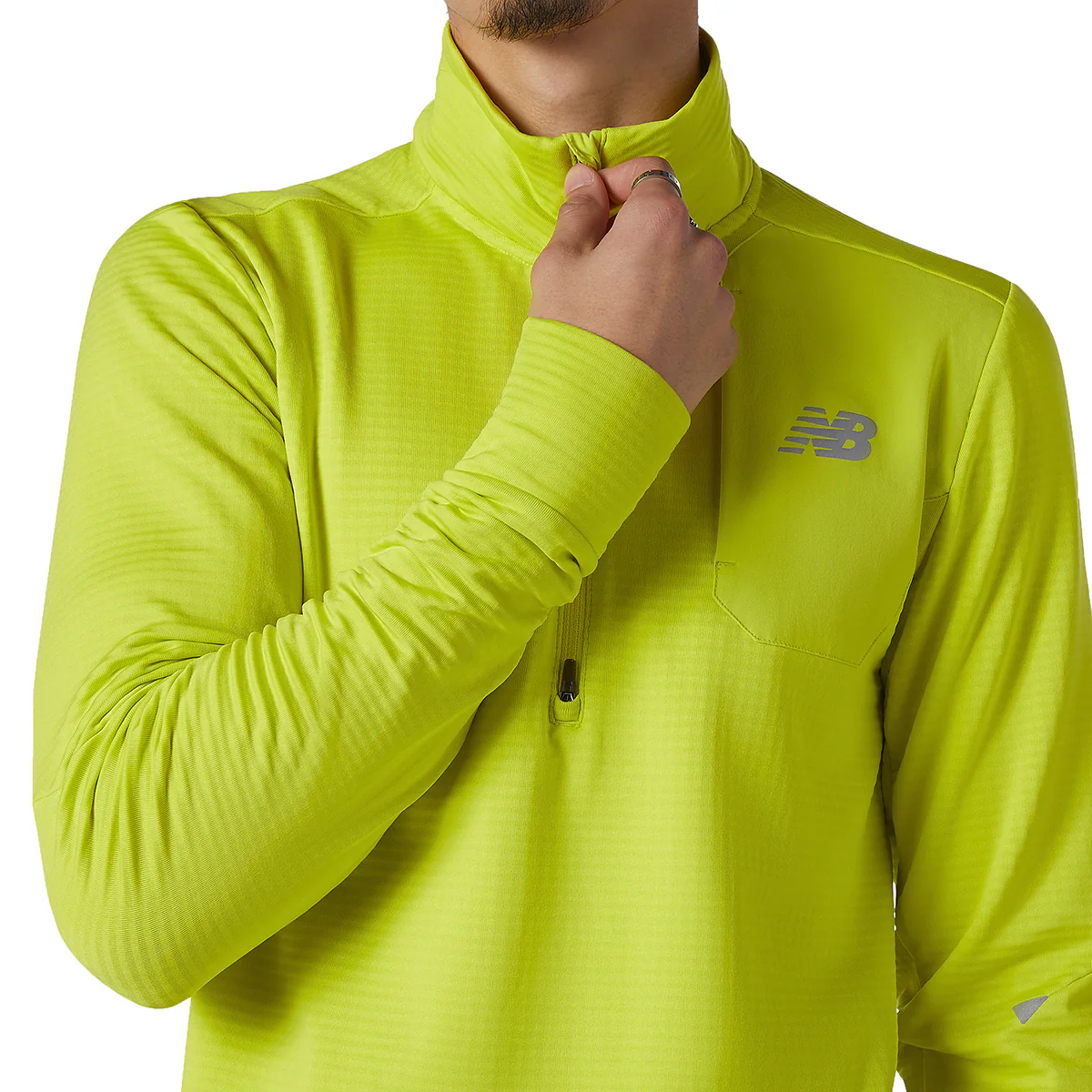 New Balance NB Heat Grid Half Zip Pullover - Image 14