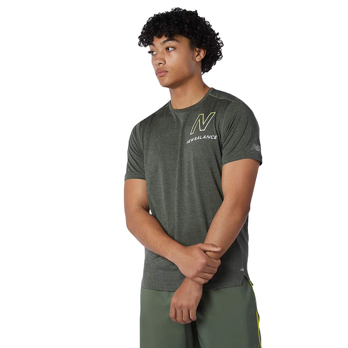 New Balance Printed Impact Run Shortsleeve