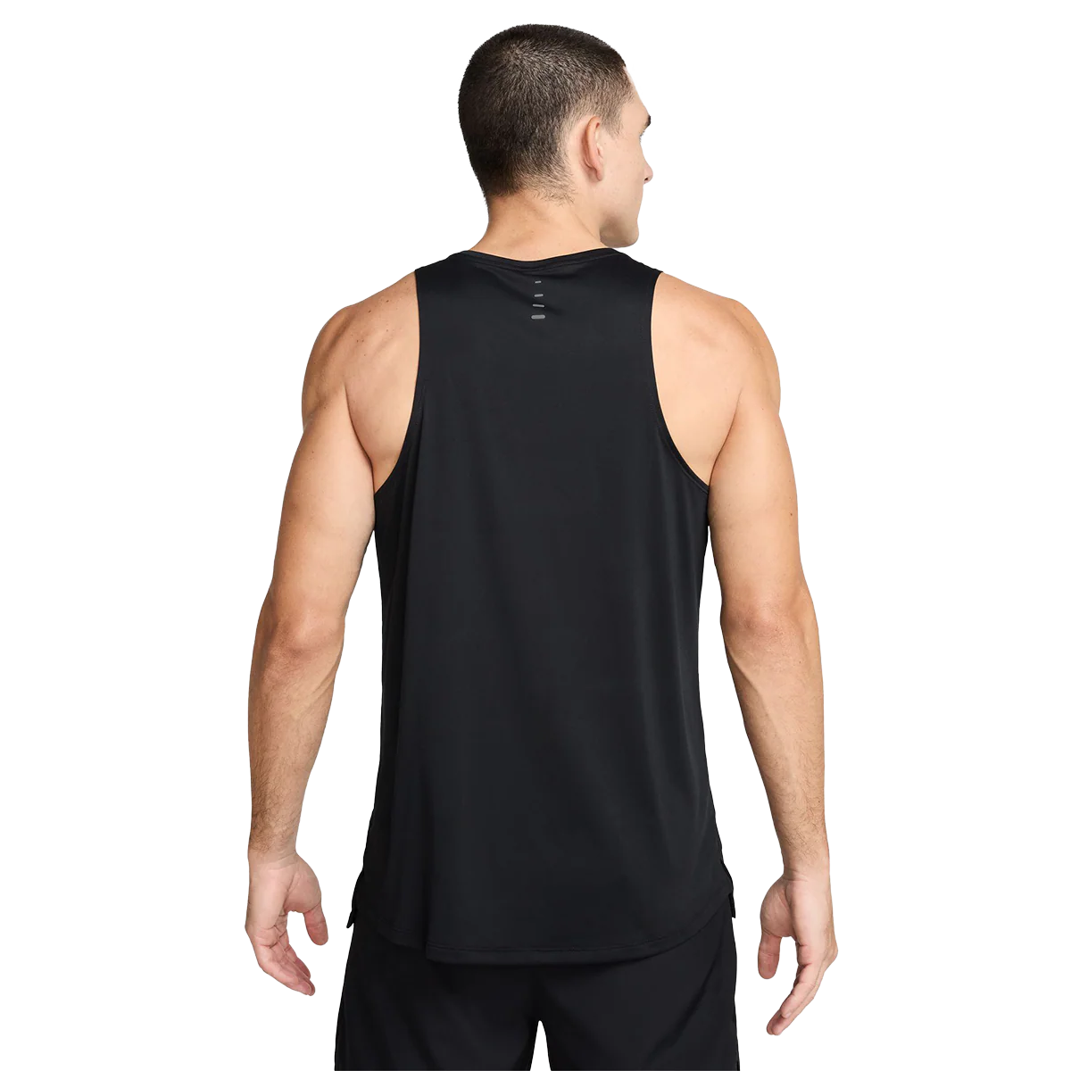 Nike Dri FIT Stride Tank Black   Grey Mens - Image 2