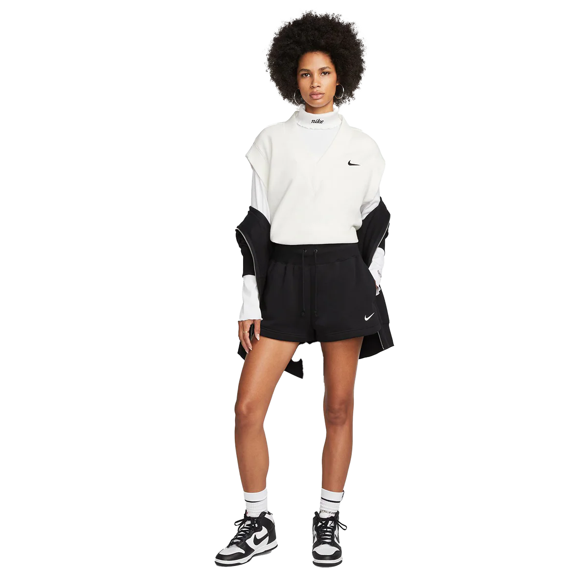 Nike Sportswear Phoenix Fleece High-Waisted Short - Image 7