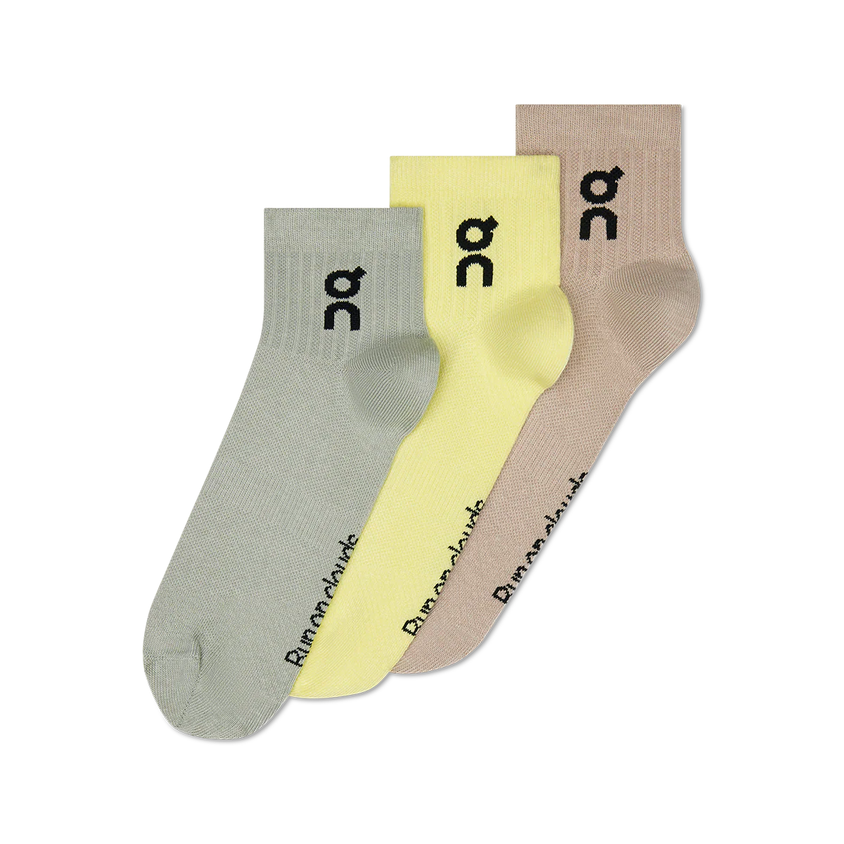ON Logo Sock Mid 3P - Image 2