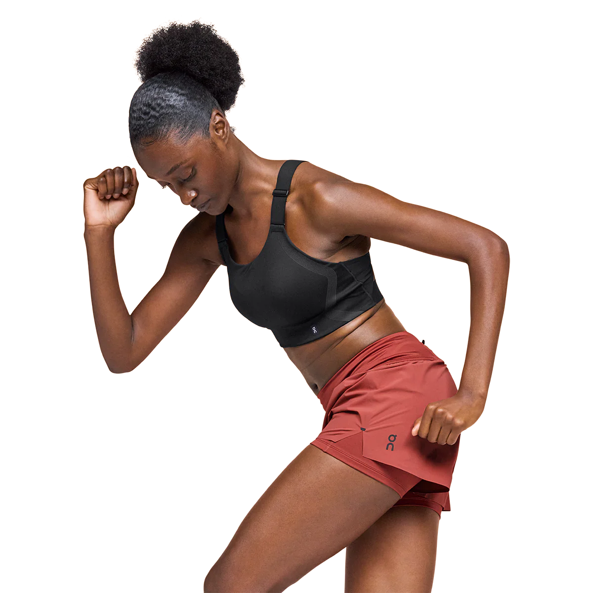 ON Performance Flex Bra Black   Black womens - Image 4