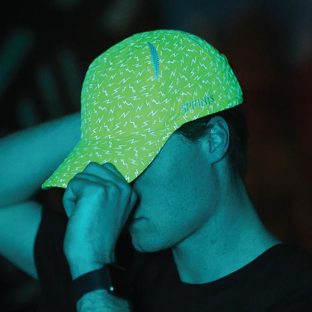 Sprints Neon Flash Reflective Hat - Image 5